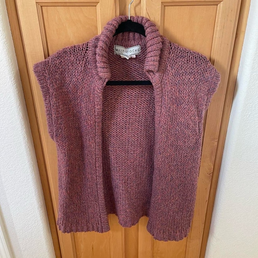Pink Weinstock's vintage knit sweater vest size small